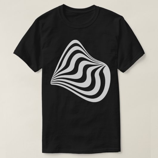 T-shirt conception de forme déformée (Design devant)