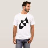 T-shirt Conception de formes géométriques (Devant entier)