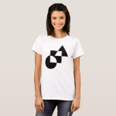 T-shirt Conception de formes géométriques (Devant entier)
