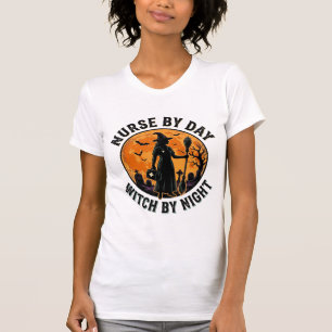 T-shirt Conception de garde décalée Halloween sorcière inf