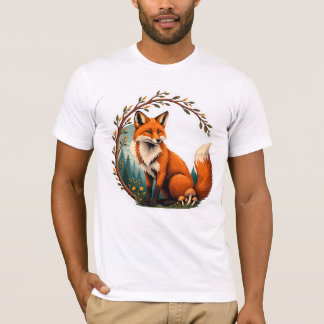 T-shirt Conception de garde forestière du renard des bois