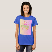 T-shirt Conception de girl power (Devant entier)