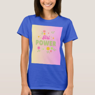 T-shirt Conception de girl power