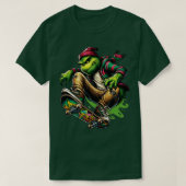 T-shirt Conception de Grinch sk8 (Design devant)