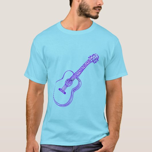 T-shirt Conception de guitare (Devant)