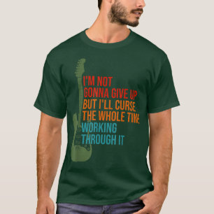 T-shirt Conception de guitare électrique pour les étudiant