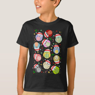 T-shirt Conception de hiboux de Noël