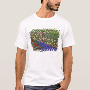 T-shirt Conception de jardin de jacinthe des vignes et de
