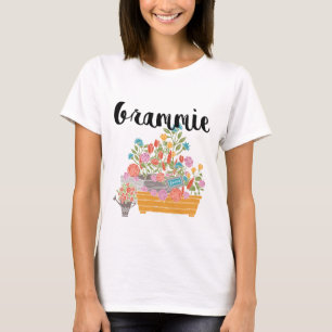 T-shirt Conception de jardins de fleurs Grammie