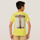 T-shirt conception de jésus avec croix (Dos entier)