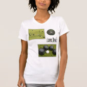 T-shirt Conception De Jeu De Bowles De Pelouse, (Devant)