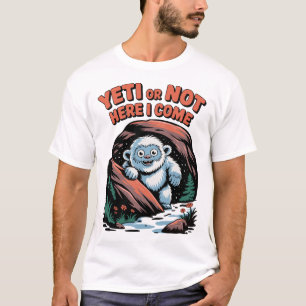 T-shirt Conception de jeu de mots sur un cryptide drôle -