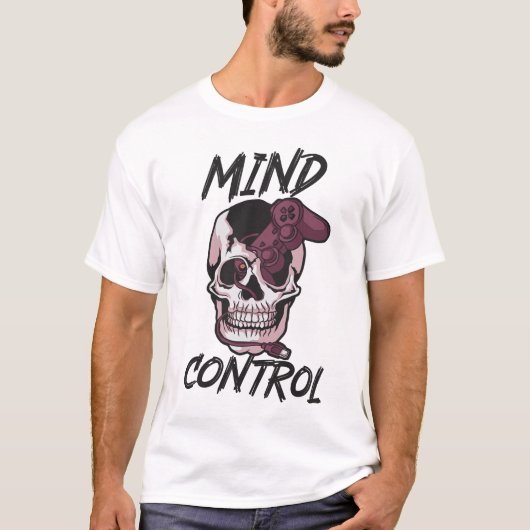 T-shirt Conception de jeux de contrôle mental (Devant)
