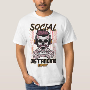 T-shirt Conception de jeux d'expert en distanciation socia