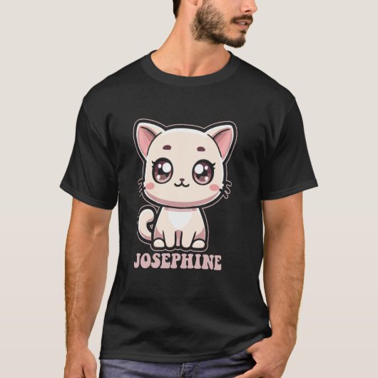 T-shirt Conception de Josephine Mignonne Kitty Chat pour l (Devant)