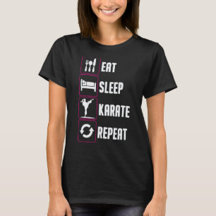 T-shirt Conception de karaté drôle classique pour hommes f