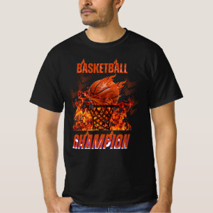 T-SHIRT CONCEPTION DE LA BALLE DE PANIER 4K