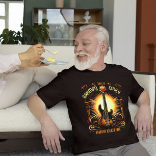 T-shirt Conception de la basse de grand-père vintage