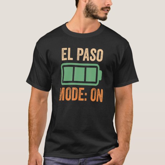 T-shirt Conception de la batterie en mode El Paso (Devant)