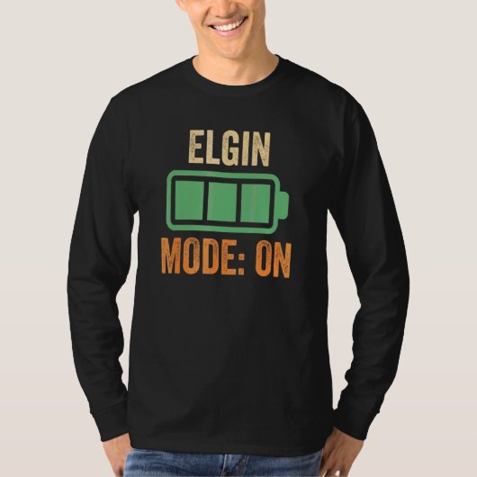 T-shirt Conception de la batterie en mode Elgin (Devant)