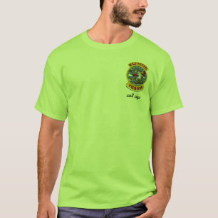 T-shirt Conception de la belette F-105 (de couleur claire)