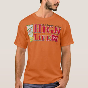 T-shirt Conception de la bière Miller High Life