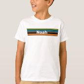 T-shirt Conception de la carte combinée - Base orange chic (Devant)