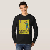 T-shirt Conception de la cible du tableau de bord (Devant entier)