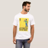 T-shirt Conception de la cible du tableau de bord (Devant entier)
