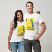T-shirt Conception de la cible du tableau de bord (Unisexe)