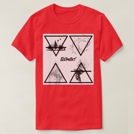 T-shirt Conception de la collection d'éléments (Design devant)