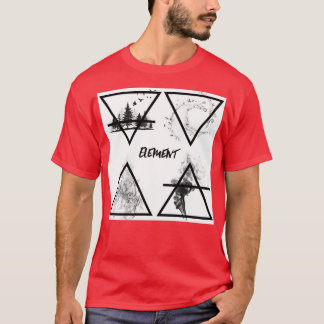 T-shirt Conception de la collection d'éléments