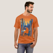 T-shirt Conception de la couverture de la bande dessinée. (Devant entier)
