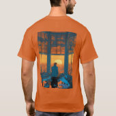 T-shirt Conception de la couverture de la bande dessinée. (Dos)