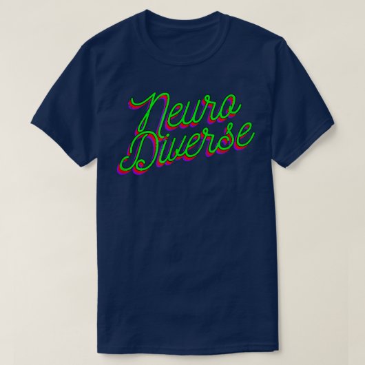 T-shirt Conception de la diversité Neuro HD (Design devant)