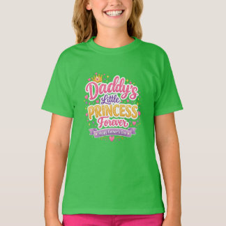T-shirt Conception de la fête des pères Papa et fille Amou