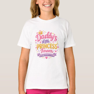T-shirt Conception de la fête des pères Papa et fille Amou