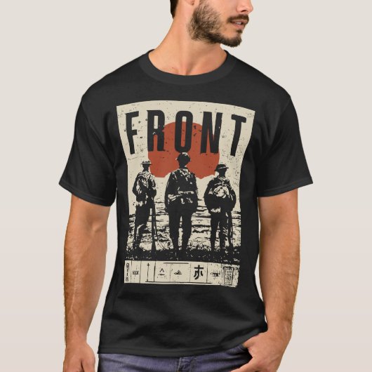 T-shirt Conception de la fraternité de première ligne des (Devant)