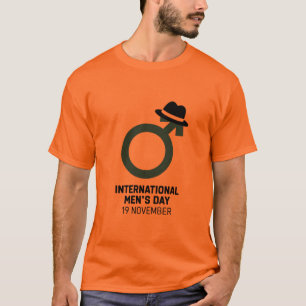 T-shirt Conception de la Journée internationale de l'homme