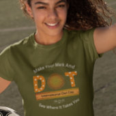 T-shirt Conception de la journée internationale des points
