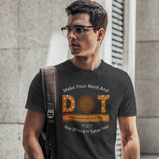 T-shirt Conception de la journée internationale des points