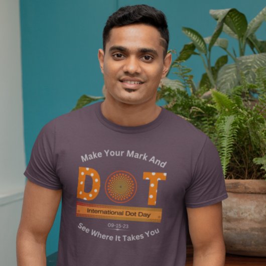 T-shirt Conception de la journée internationale des points