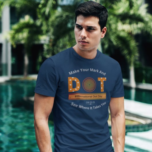 T-shirt Conception de la journée internationale des points