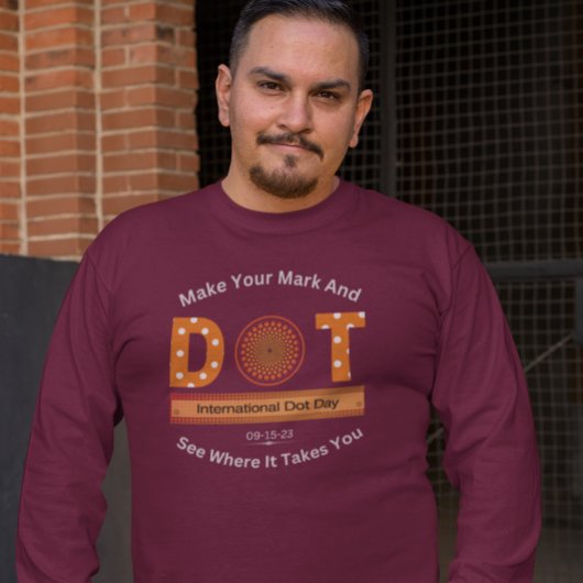 T-shirt Conception de la journée internationale des points