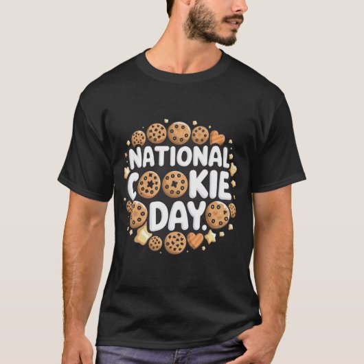 T-shirt Conception de la journée nationale des biscuits (Devant)