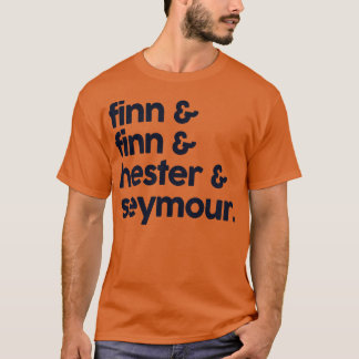 T-shirt Conception de la liste des noms classiques de la m