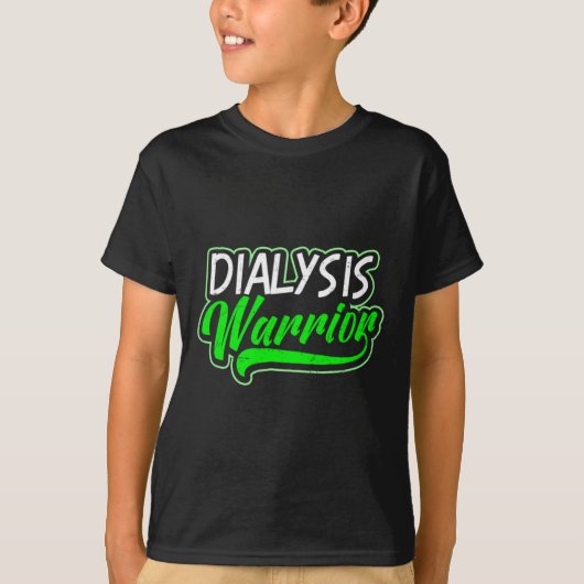 T-shirt Conception de la maladie Dialyse Guerrier cadeau (Devant)