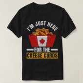 T-shirt Conception de la outine pour un Canadien Poutine a (Design devant)