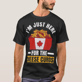 T-shirt Conception de la outine pour un Canadien Poutine a