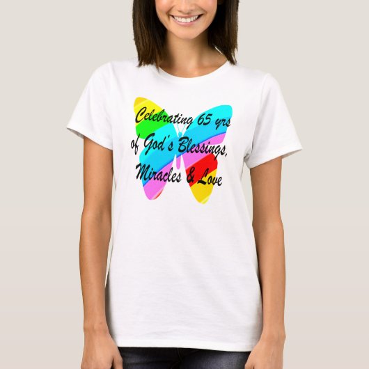 T-SHIRT CONCEPTION DE LA PLUIE DE 65E ANNIVERSAIRE (Devant)